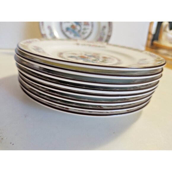 Vtg Wedgwood England Bone China Kutani Crane Bread & Butter or Salad  Plate 6" - Picture 6 of 11